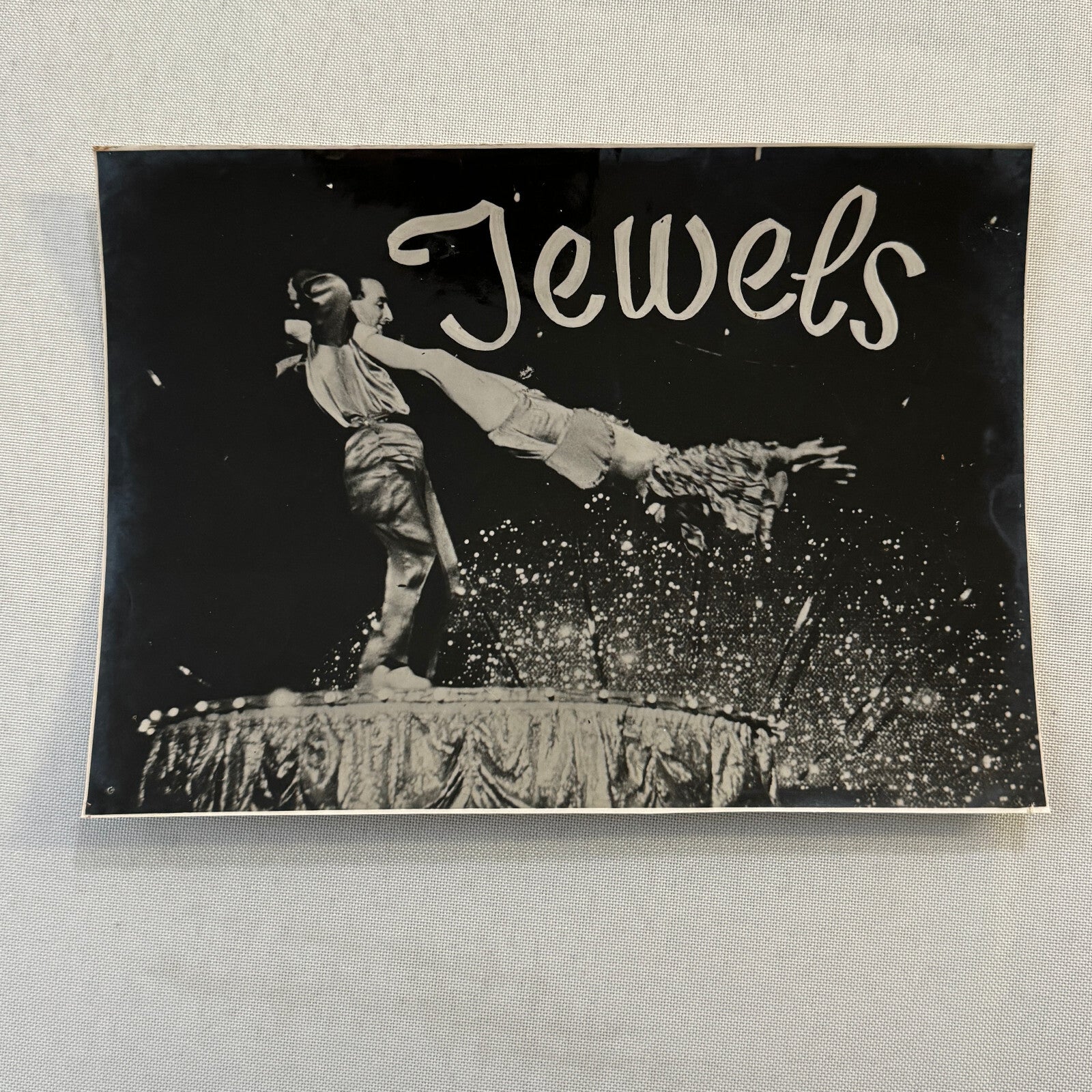 Vintage Circus Performer Photo Photograph Acrobatic Roller Skating Skate Act