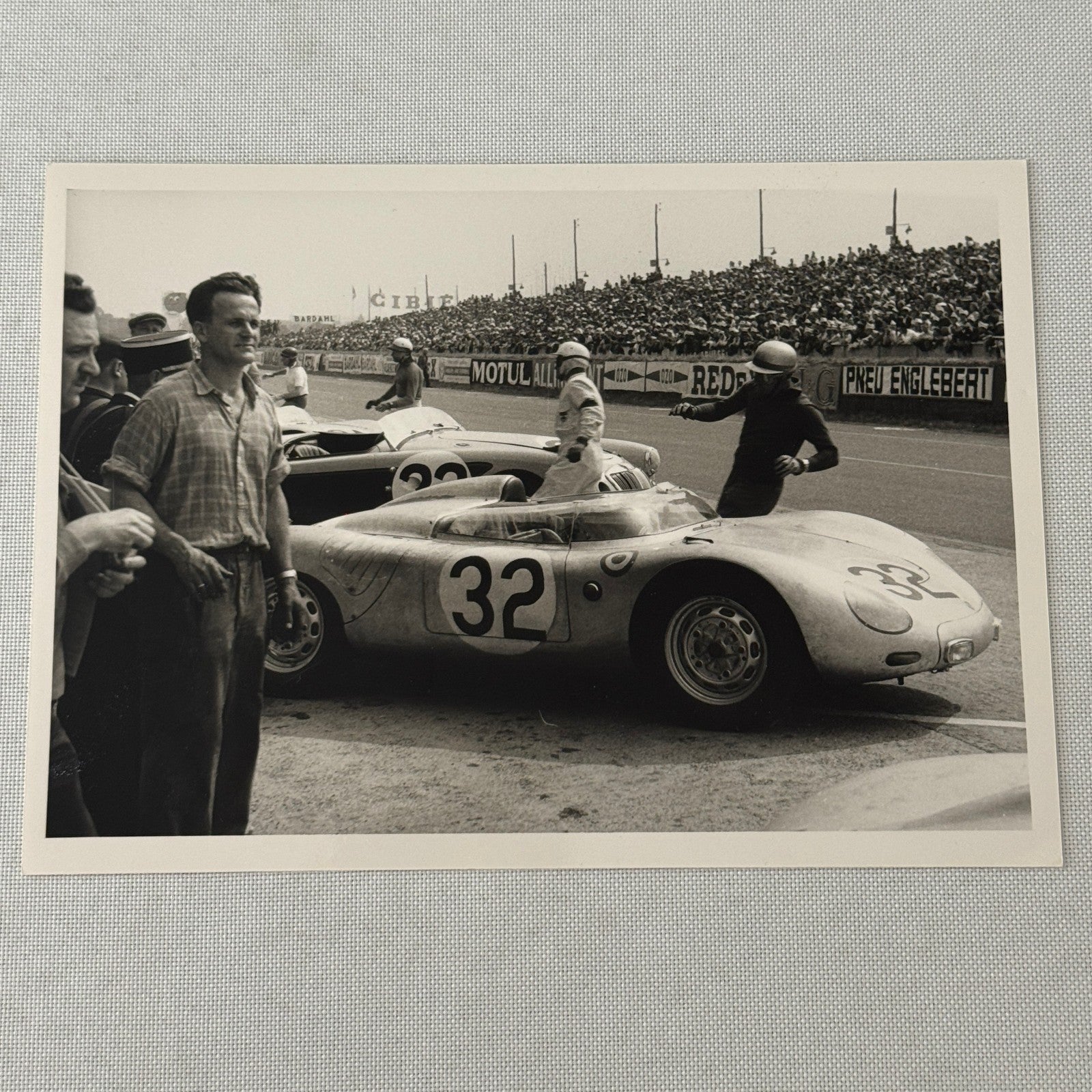 Porsche 718 RSK Racing Photo Photograph Print Vintage
