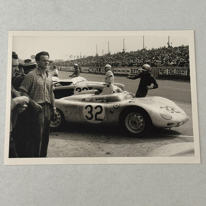 Porsche 718 RSK Racing Photo Photograph Print Vintage