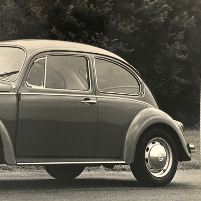 Vintage Volkswagen VW Beetle Factory Press Photo Photograph Print