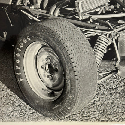 Vintage Car Racing Photo Photograph Print