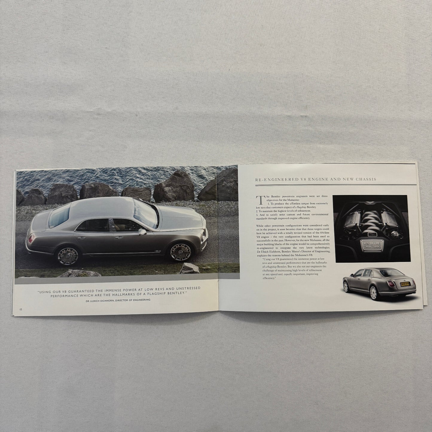Bentley Mulsanne Car Press KIt Brochure with Photo CD