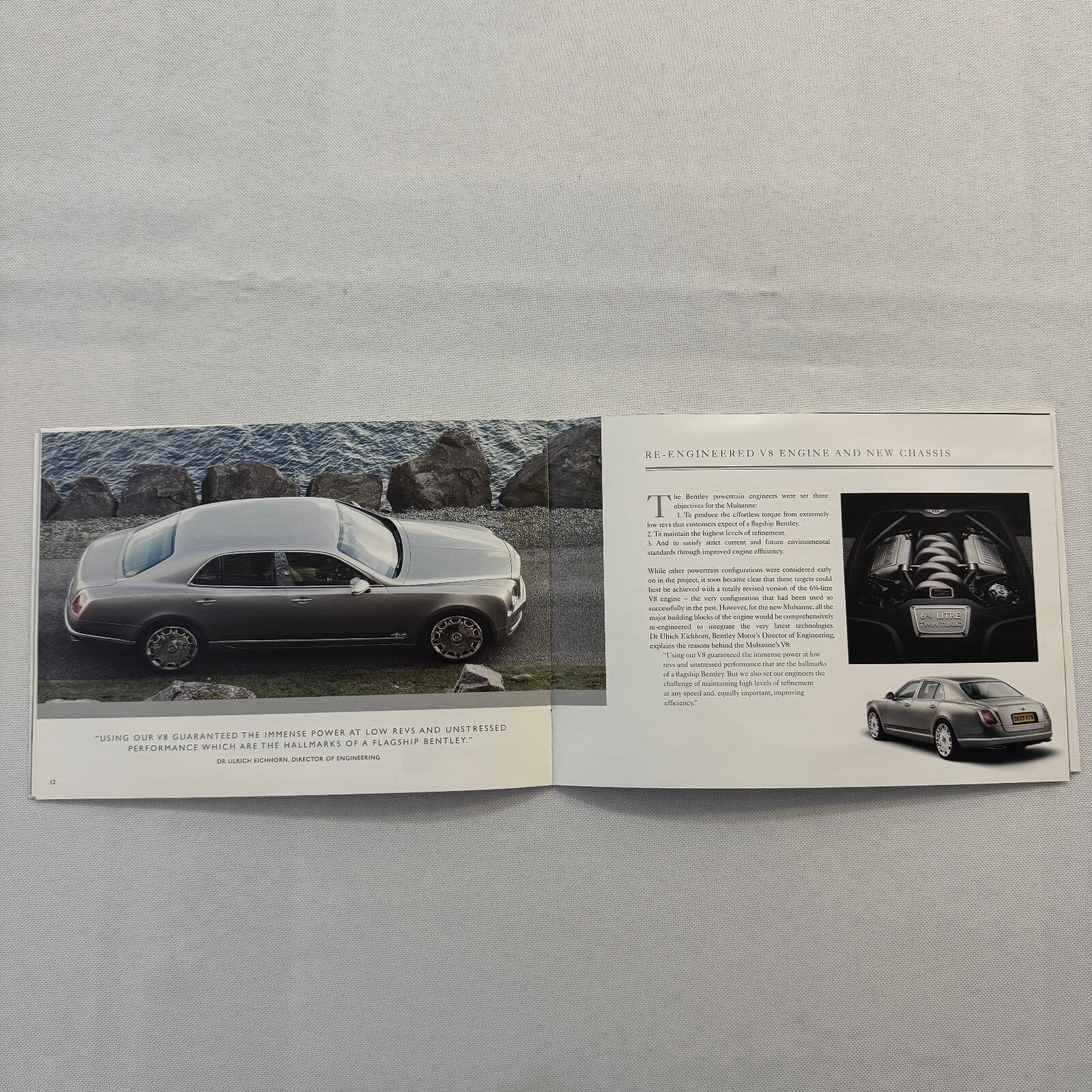 Bentley Mulsanne Car Press KIt Brochure with Photo CD