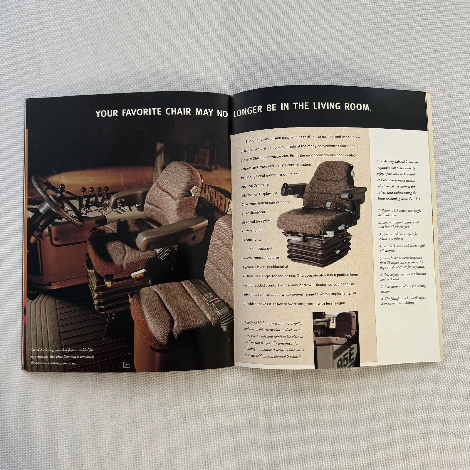 Caterpillar Challenger Tractor Construction Equipment Brochure Catalog 95E 85E +