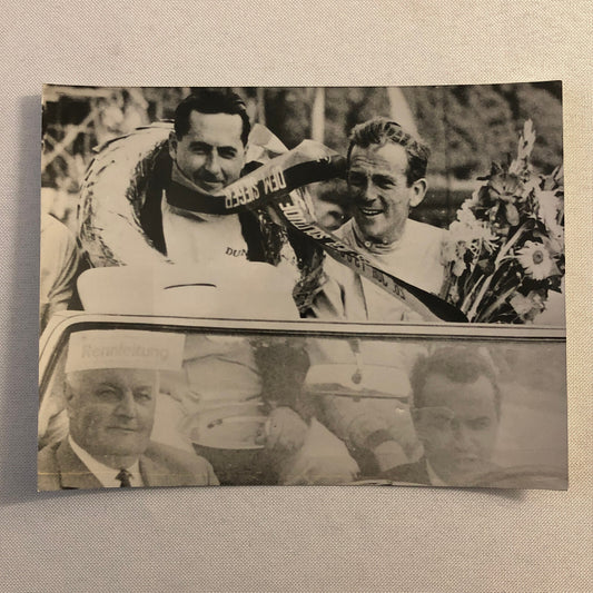 1963 Solitude Grand Prix Racing Photo Photograph Jack Brabham Peter Arundell