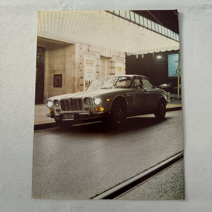 Vintage Jaguar XJ Car Sales Brochure Catalog Advertising