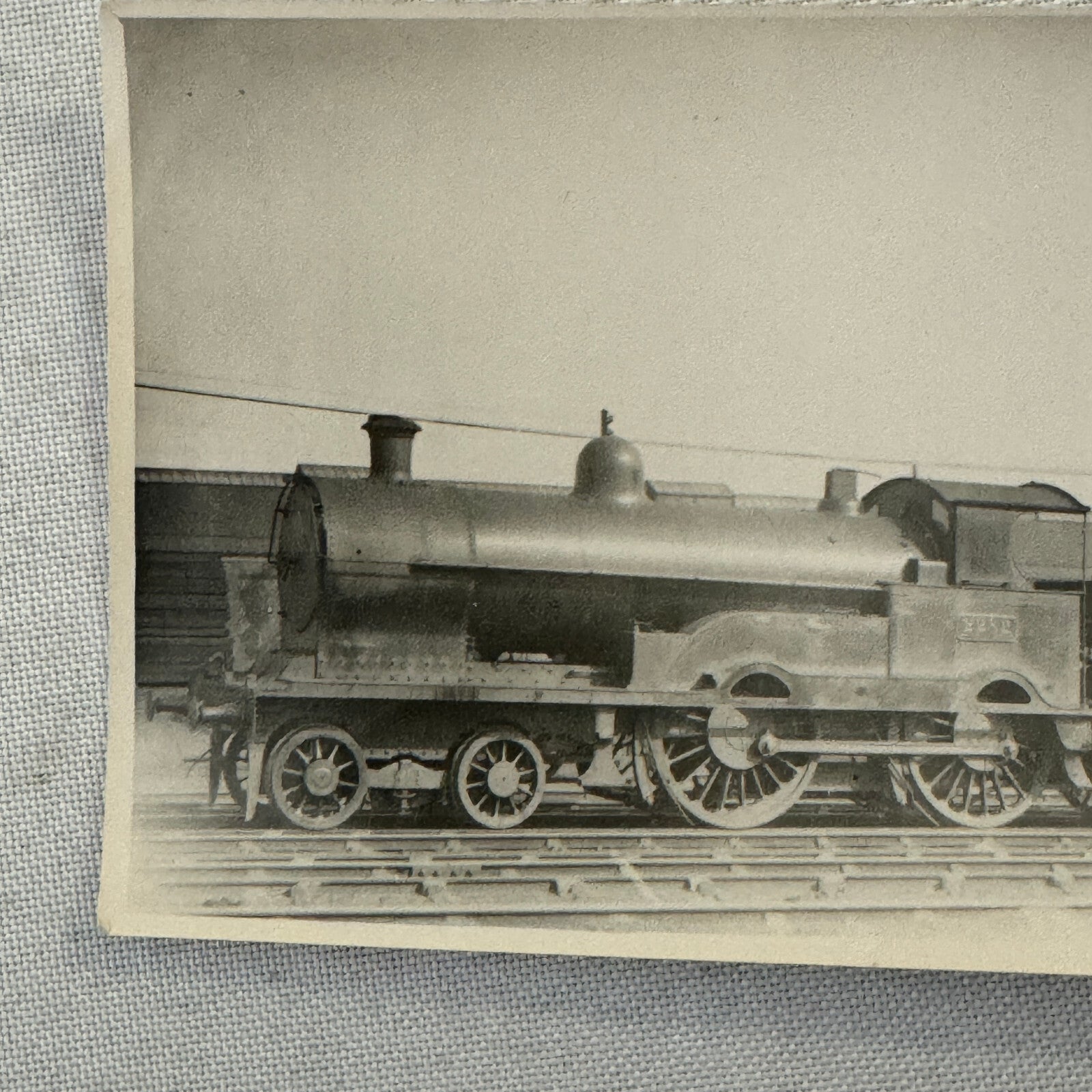 Vintage Train Locomotive Photo Photograph Railroad Railway Rail