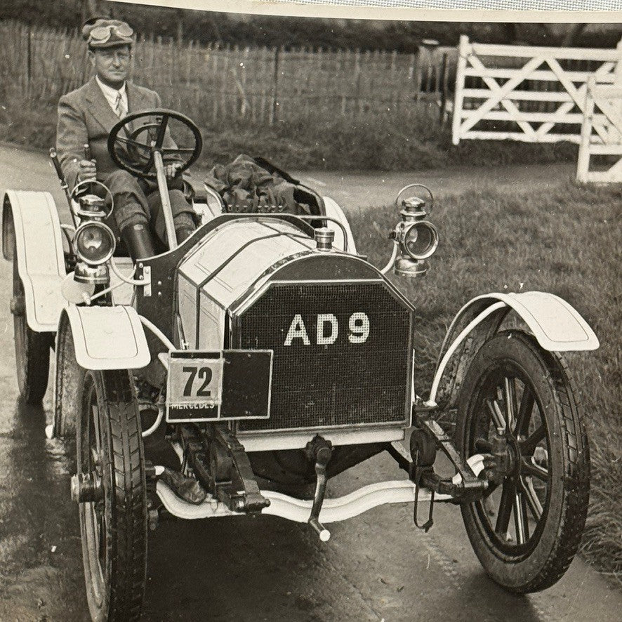 Vintage Racing Photo 1904 Mercedes Benz Car at 1958 Prescott Hillclimb Race
