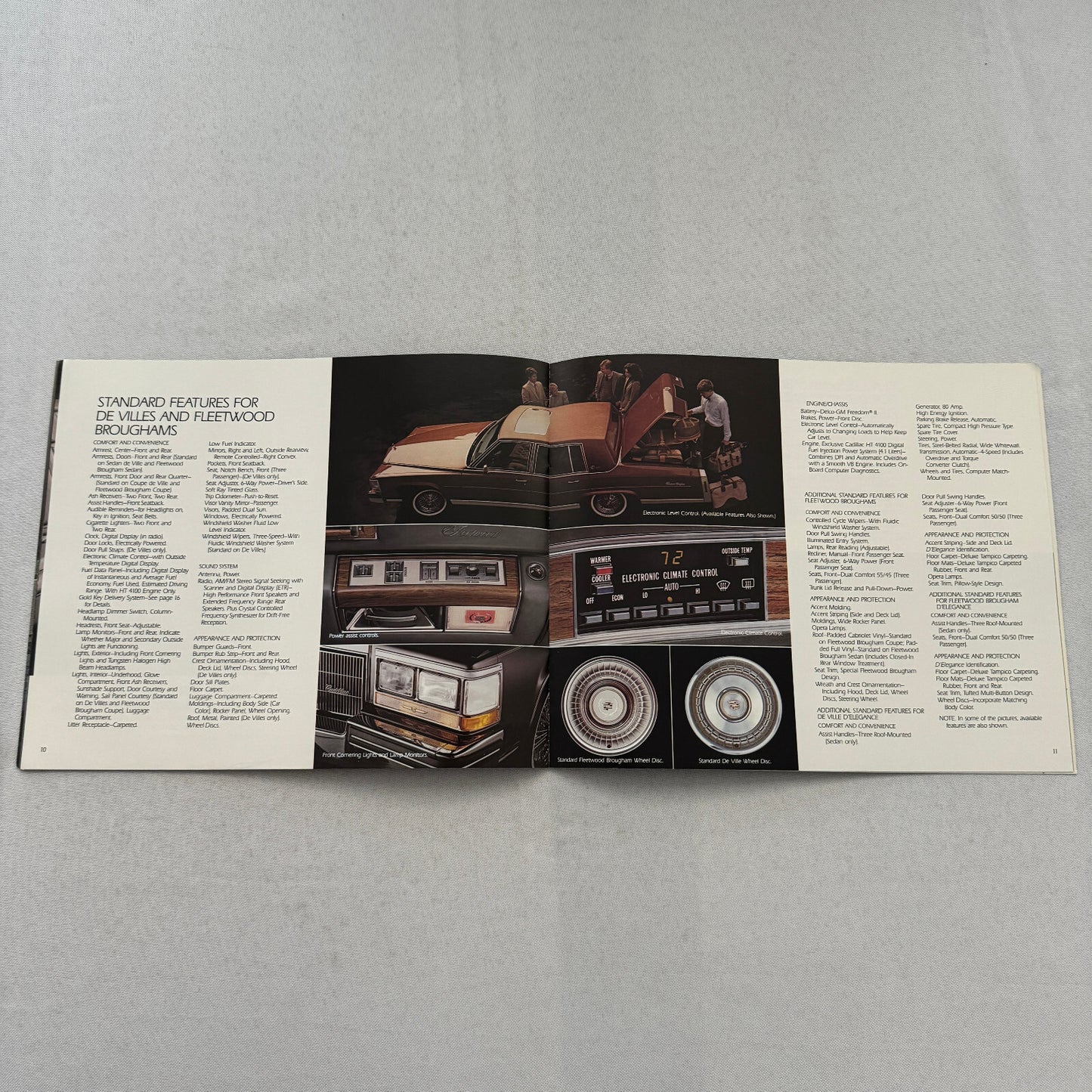 1984 Cadillac Sales Brochure Catalog Sedan Coupe DeVille Fleetwood Brougham