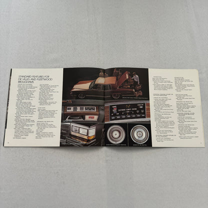 1984 Cadillac Sales Brochure Catalog Sedan Coupe DeVille Fleetwood Brougham