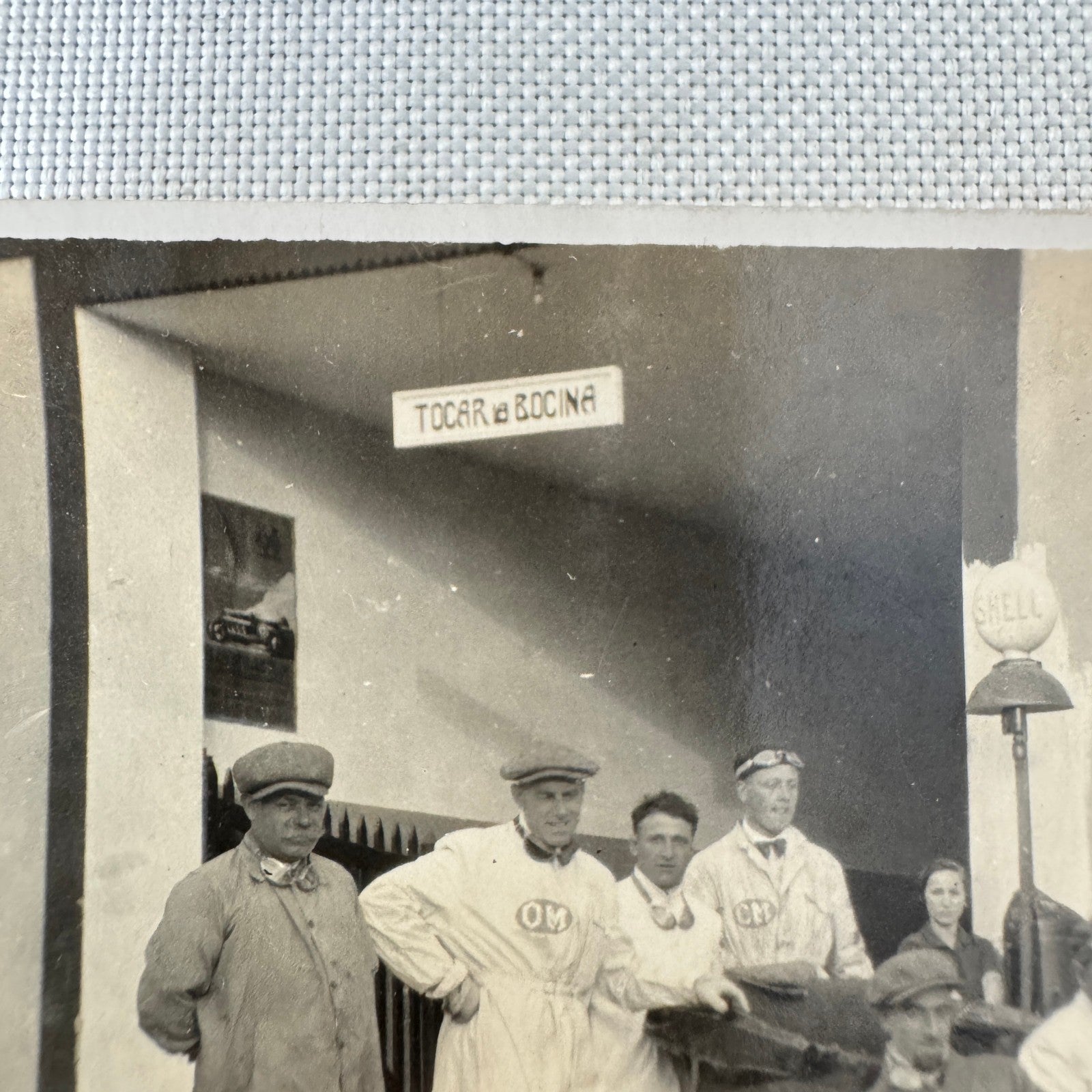 Vintage Car Automobile Racing Race Photo Photograph Print OM Team Italian