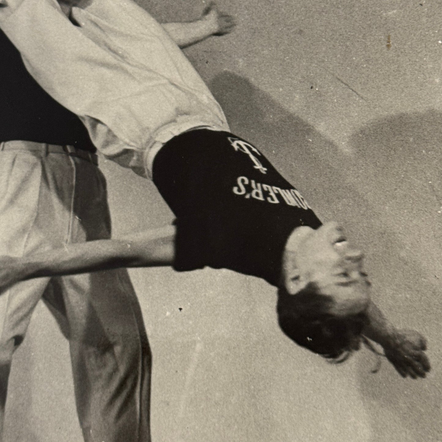Vintage Circus Photo Les Rowlers Roller Skating Act Performer Photograph