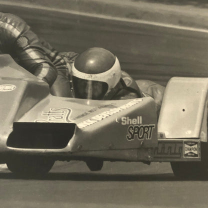 Vintage Motorcycle Sidecar Racing Photo Photograph Side Car Gerry Boret