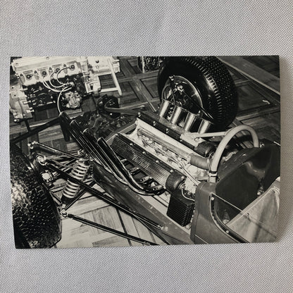 Vintage Racing Photo Photograph Print BRM Engine Lot of 5