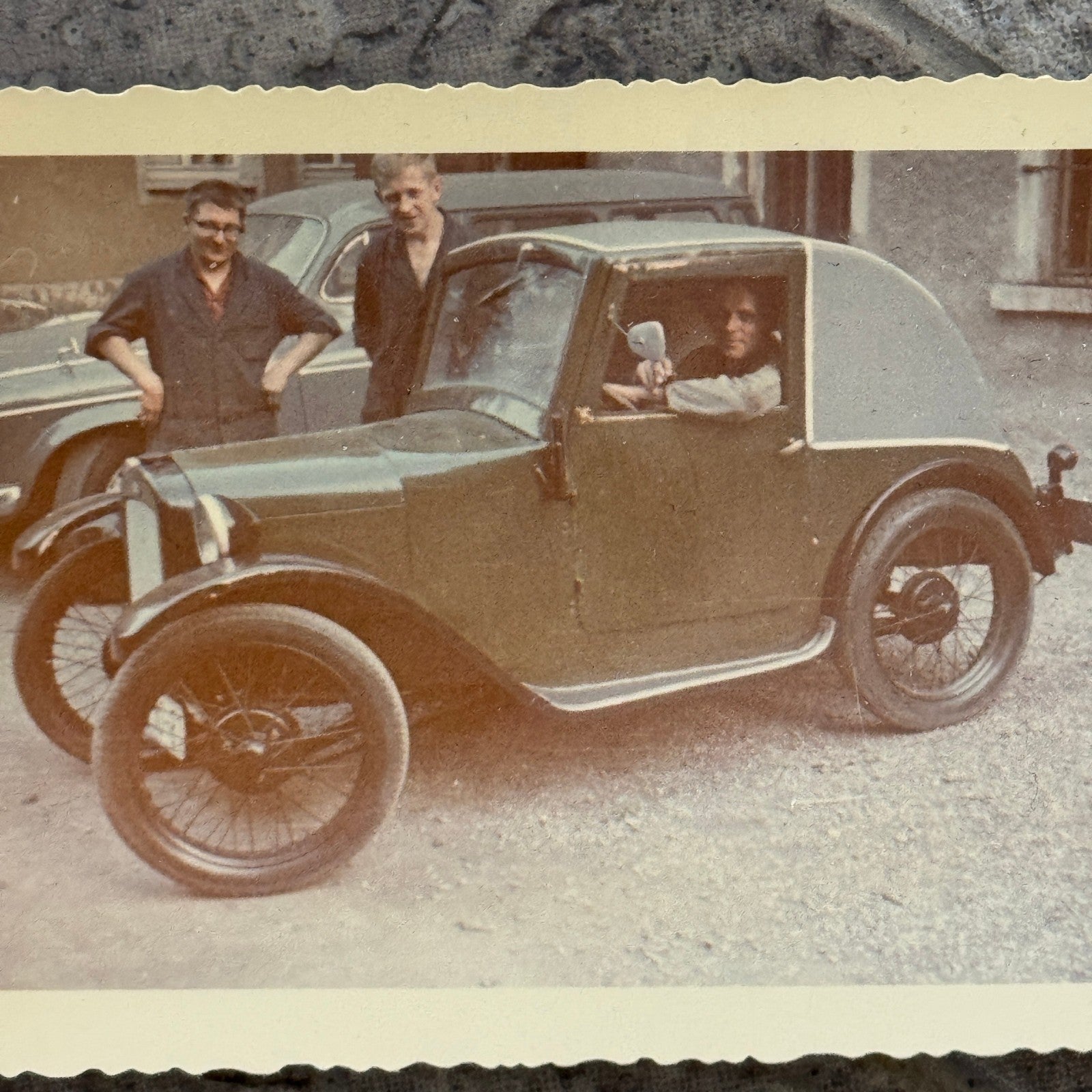 Vintage Austin Seven Car Photo Photograph Snaphshot Austin 7