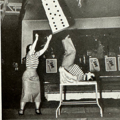 Circus Barlay Berlin Germany Les Ikarus Acrobat Juggling Tumbling Act Postcard