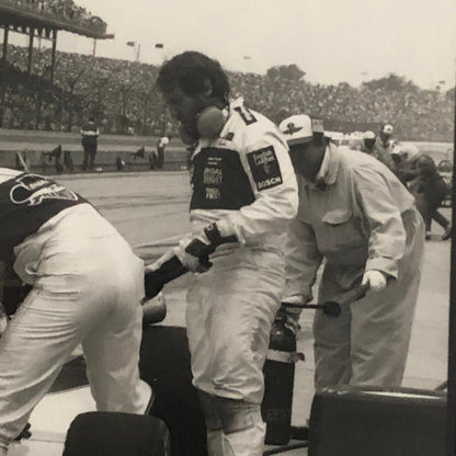 Vintage Indy Indianapolis Racing Photo Photograph Teo Fabi 1984 Skoal Bandit