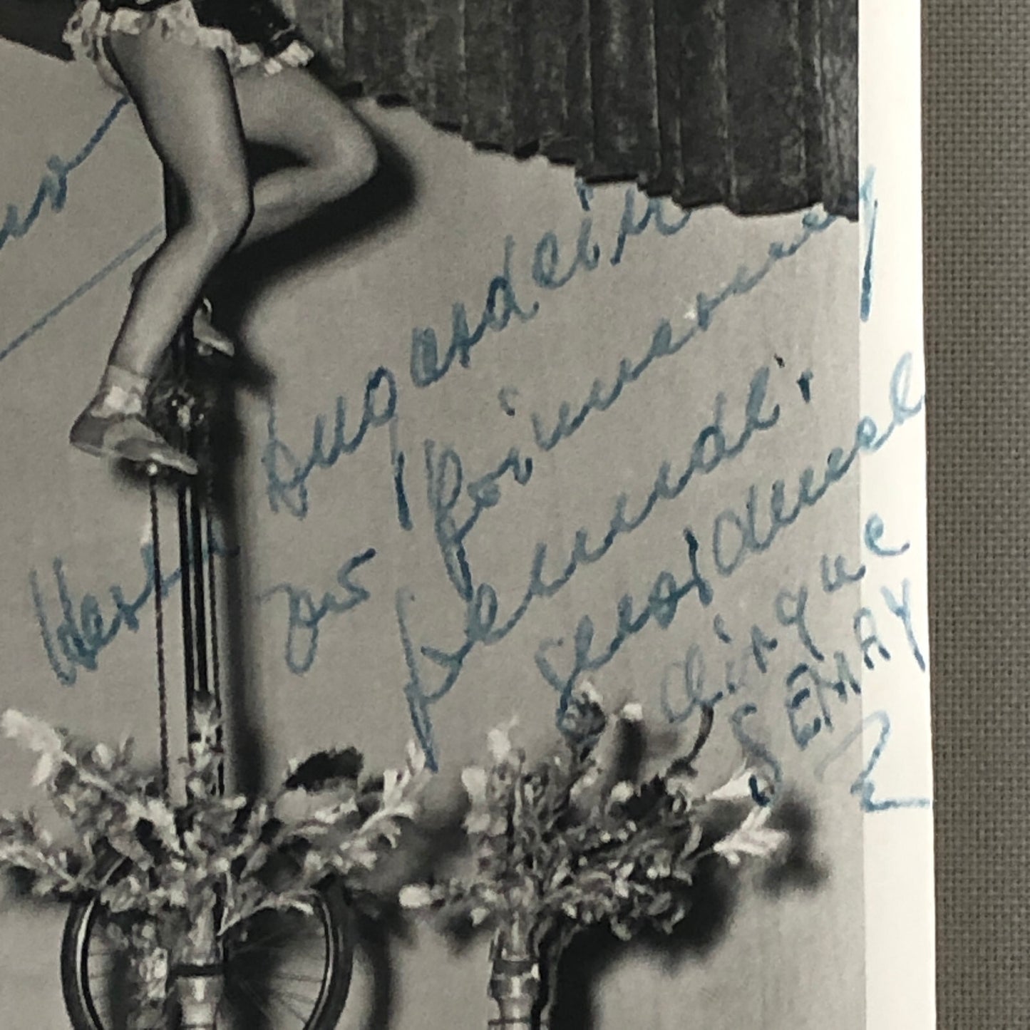 Circus Performer Women Unicycle Balancing Act Photo Photograph Original Jamino