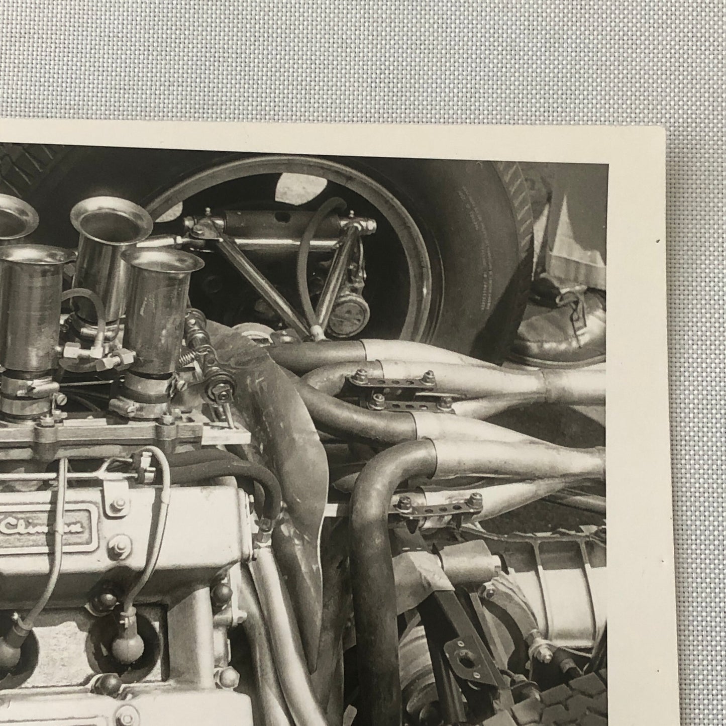 Climax Grand Prix Racing Car Engine Motor Photo Photograph Print Gunther Molter