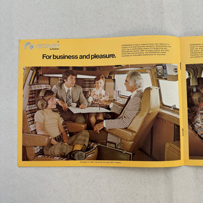 UOP Bostrom Versavan Vintage Conversion Van Sales Brochure Catalog GMC Vandura
