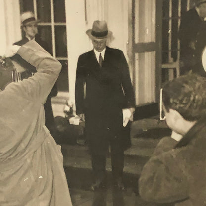 Press Photo Photograph President Franklin Roosevelt Cabinet News Photographers