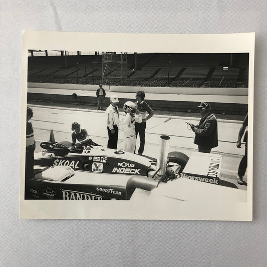 Vintage Indy Indianapolis Racing Photo Photograph Teo Fabi 1983 Qualifying