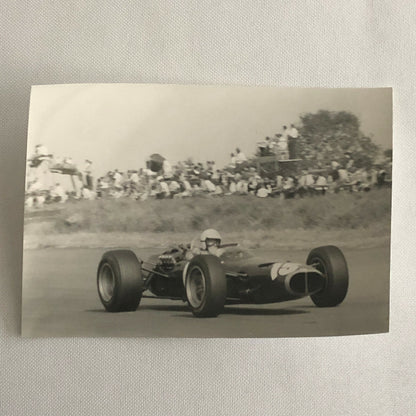 Vintage Grand Prix Racing Car Driver Photo Photograph Print