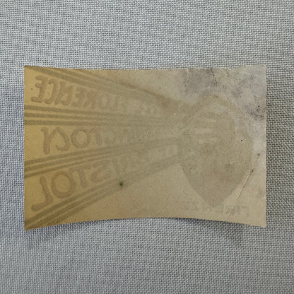 Vintage Hotel Travel Label Hotel Florence Washington et Bristol Firenze Italy