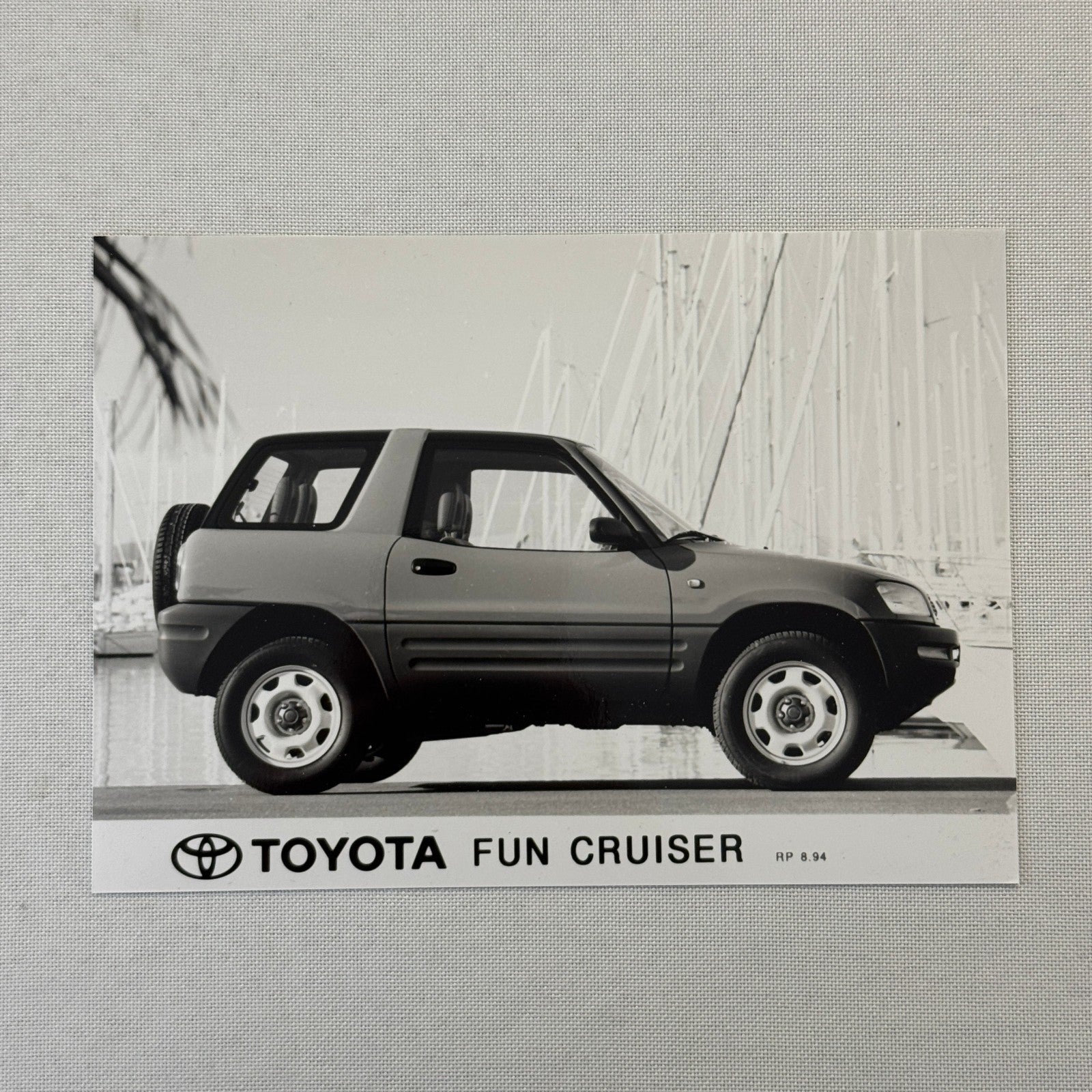 1994 Toyota Rav4 and Fun Cruiser Factory Press Photo Photograph Lot 3x European