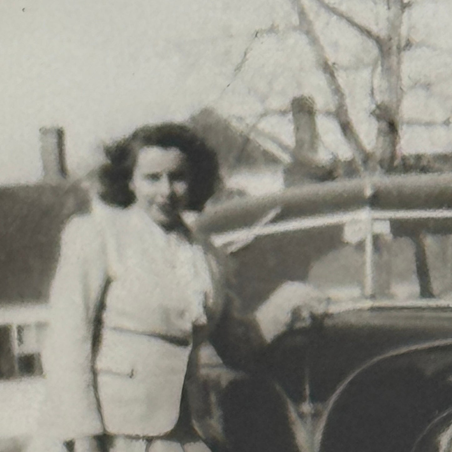 Vintage Car Automobile Photo Photograph Print Women with Vehicles