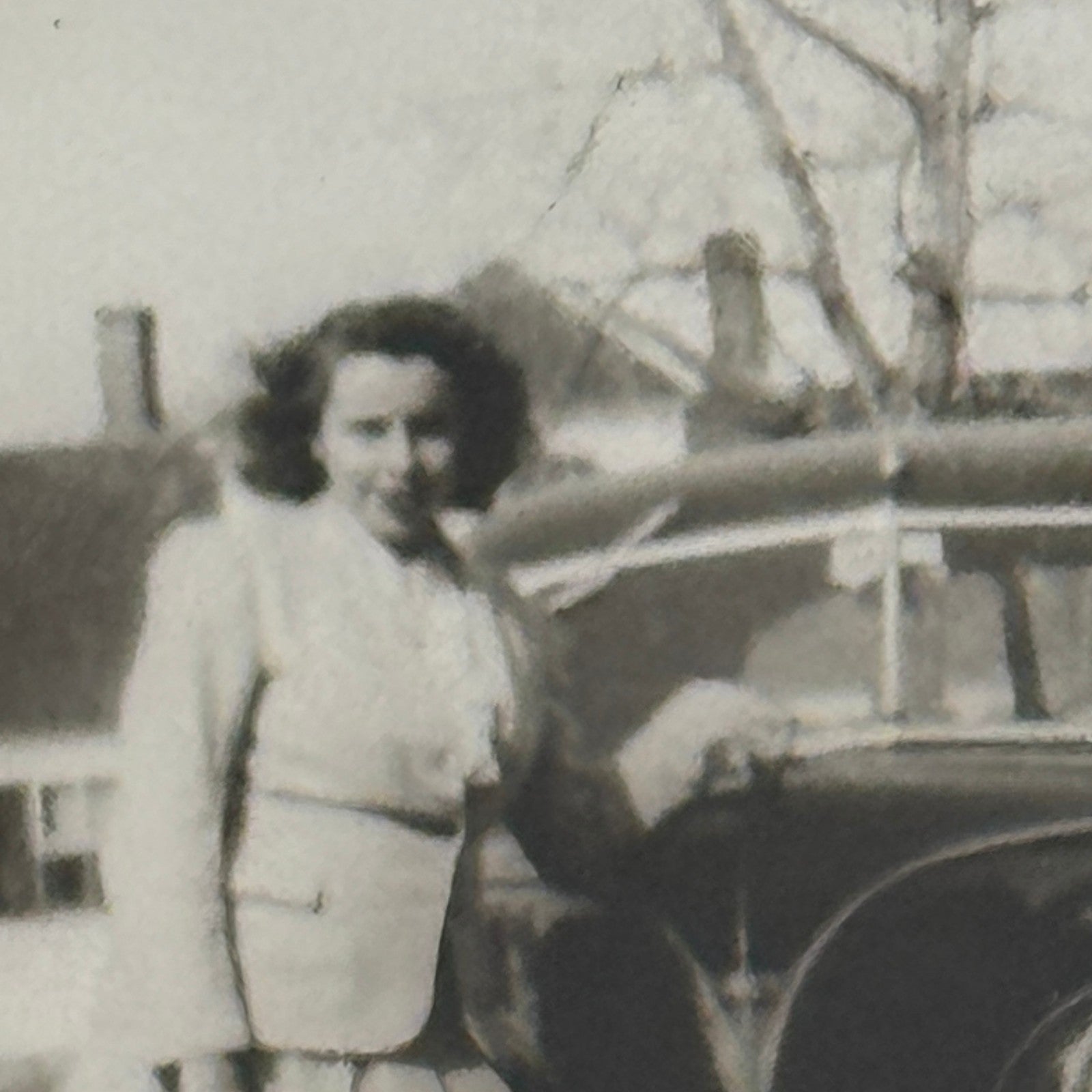 Vintage Car Automobile Photo Photograph Print Women with Vehicles