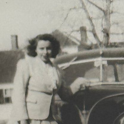 Vintage Car Automobile Photo Photograph Print Women with Vehicles