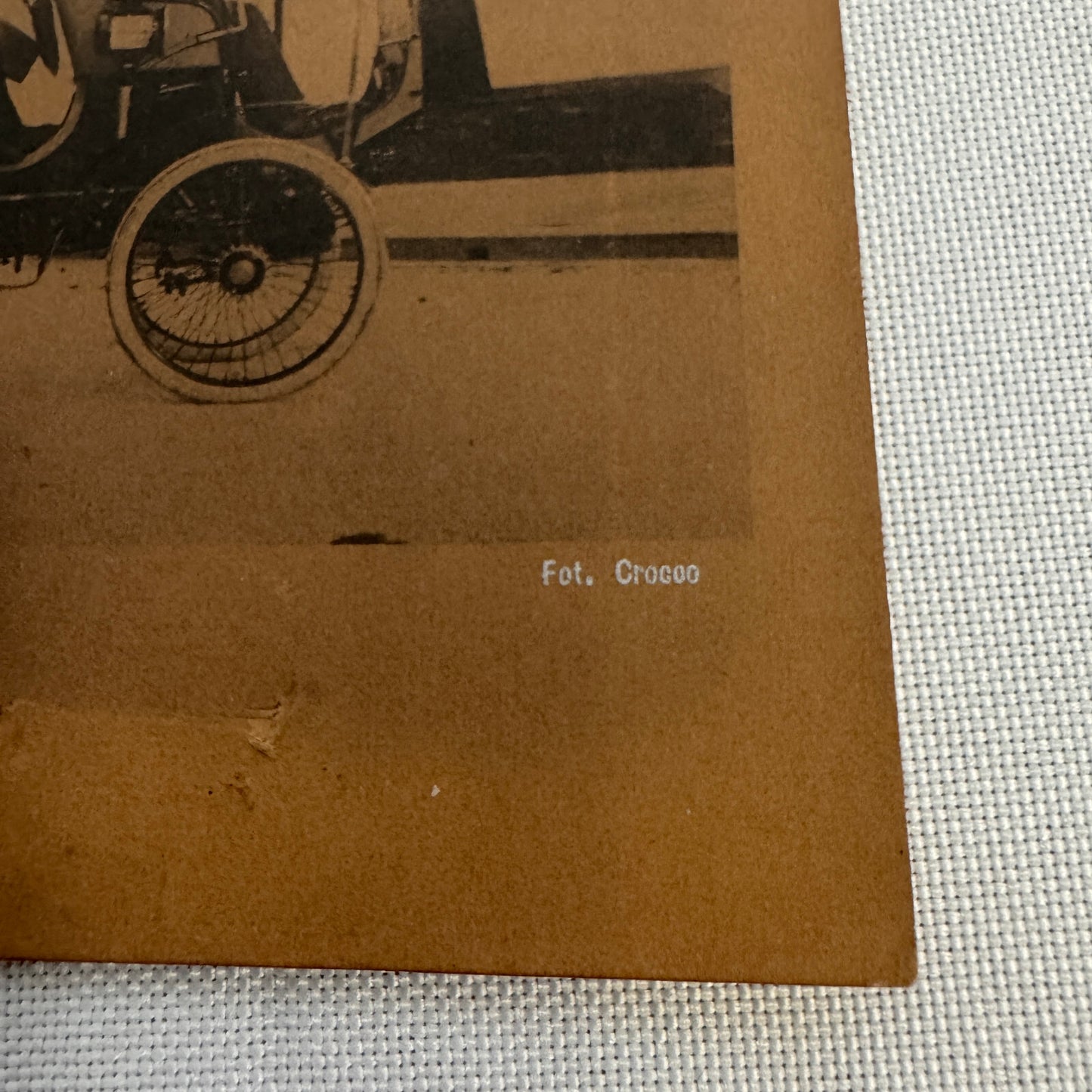 Vintage Car Automobile Real Photo Postcard Postcard RPPC Italian