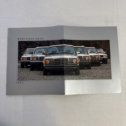 1983 Mercedes Benz Brochure Catalog 300D 380 SEC 380 SL 380 SEL 300SD 300CD TD