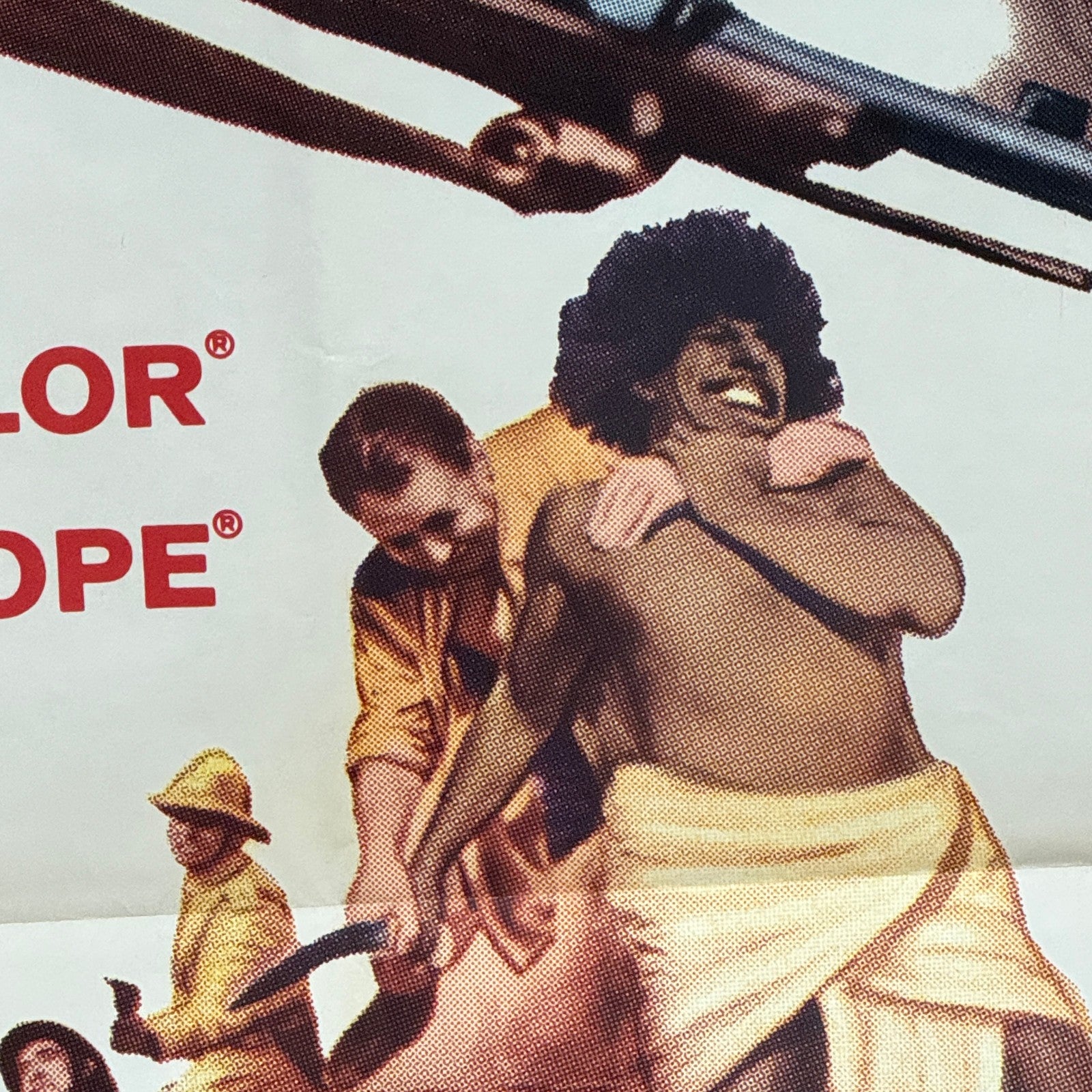 Vintage Movie Poster East of Sudan Film 1964 Anthony Quayle Silvia Syms