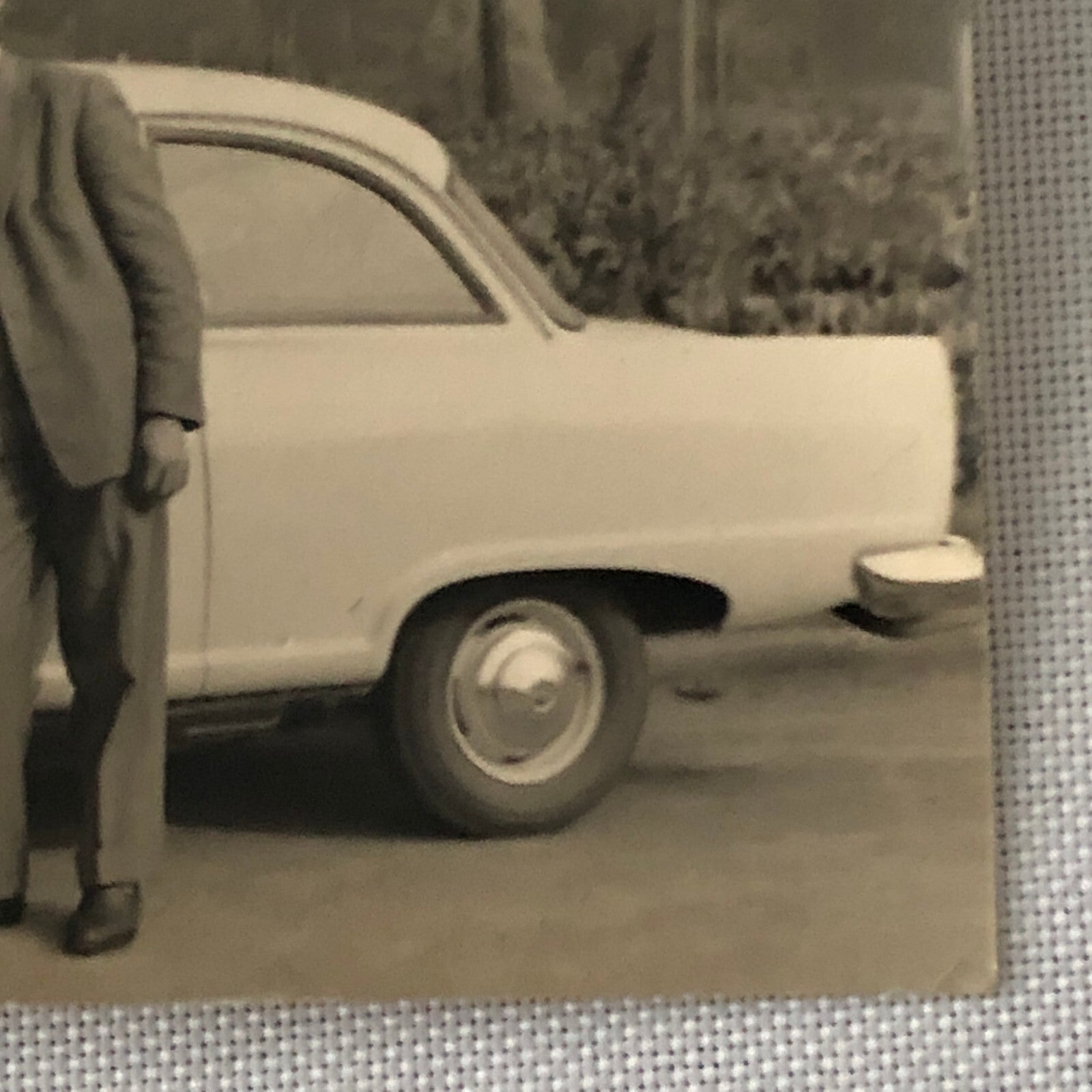 Vintage Photo Photograph Man with DKW Car Audi Auto Union - Tag AL22SM2