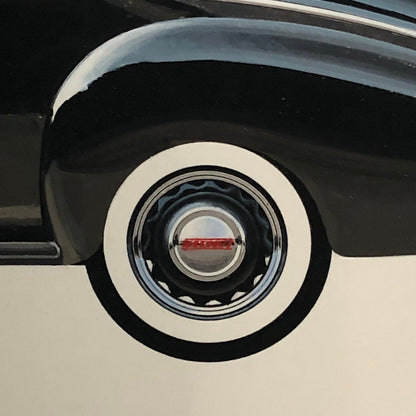 1939 Mercury Sedan Coupe Car Illustration Art Drawing Hand Drawn