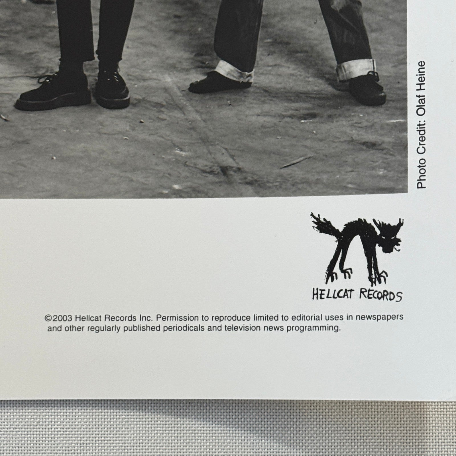 Rancid Music Publicity Press Photo Photograph Band Punk Rock Band 2003