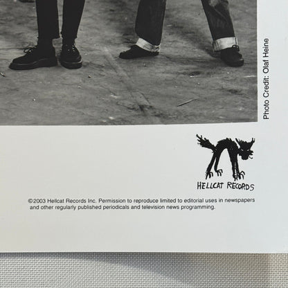 Rancid Music Publicity Press Photo Photograph Band Punk Rock Band 2003
