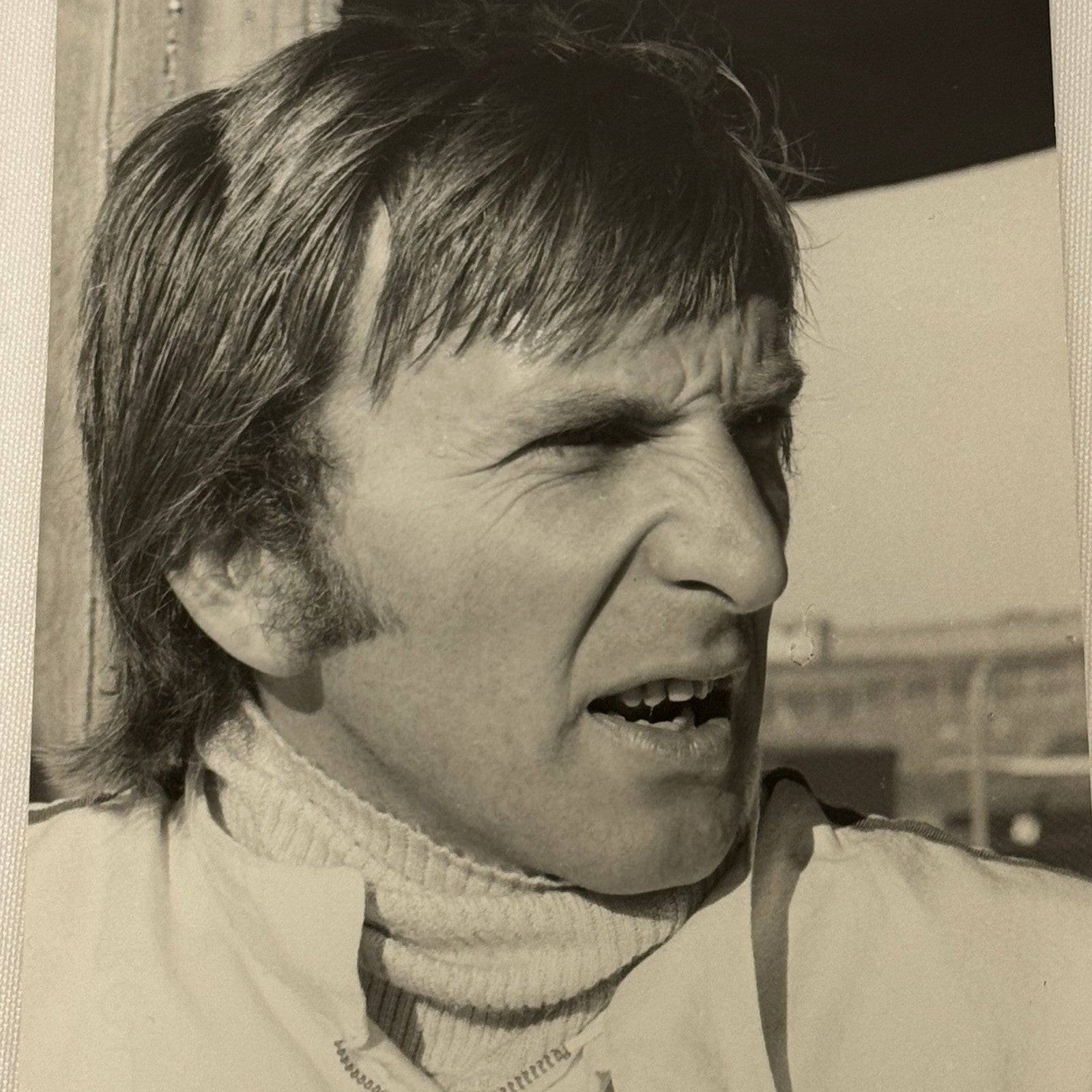 Vintage Racing Photo 1971 Rome Italy F2 Race Derek Bell Driver Motorsport