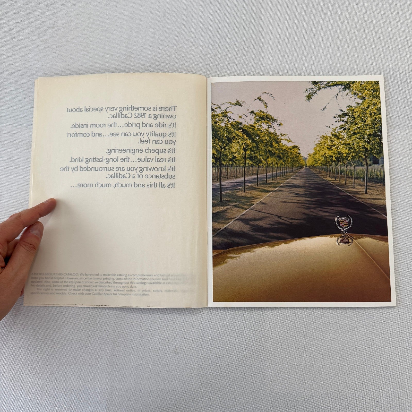 1982 Cadillac Car Sales Brochure Catalog Fleetwood Brougham Eldorado DeVille