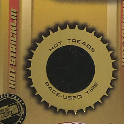 2002 Press Pass Hot Treads Tire Relic Card Hut Stricklin NASCAR