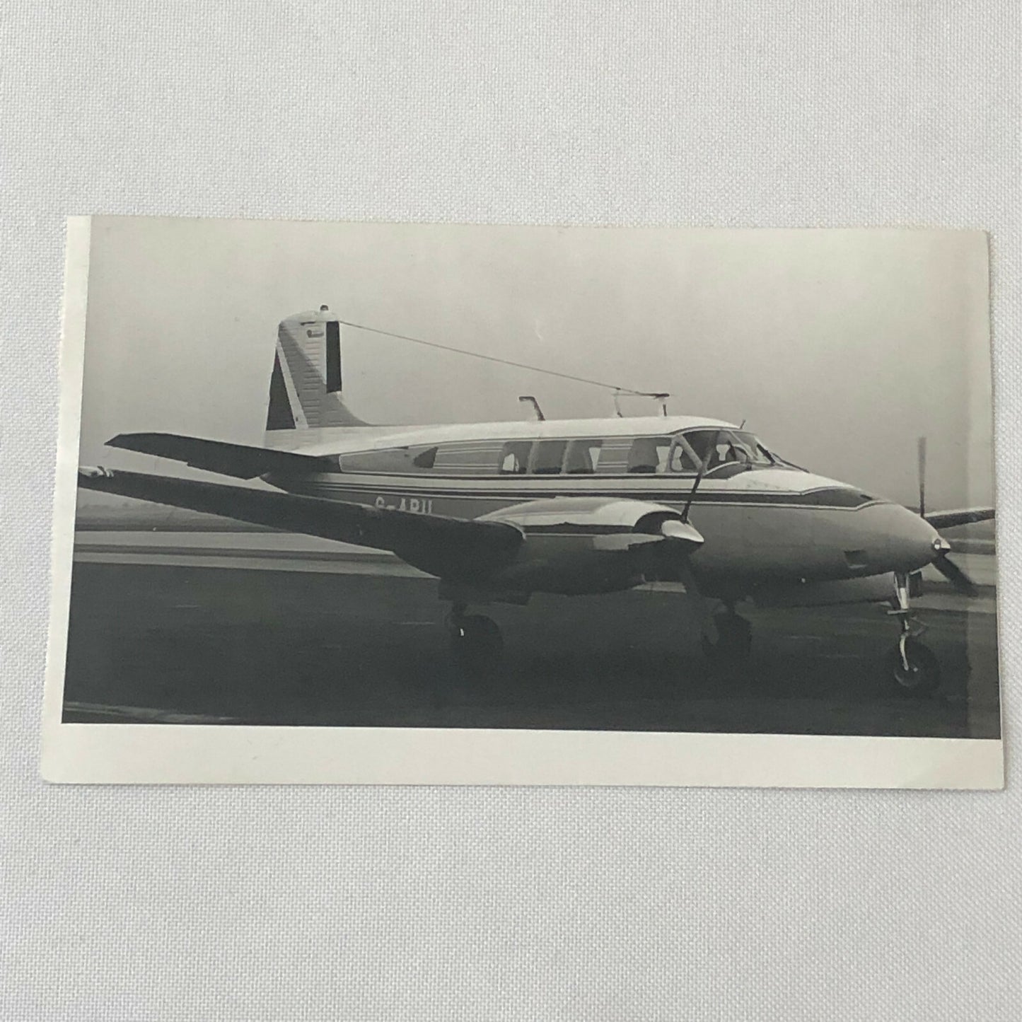 Vintage Airplane Plane Photo Photograph Aircraft Racing Driver Jack Brabham 