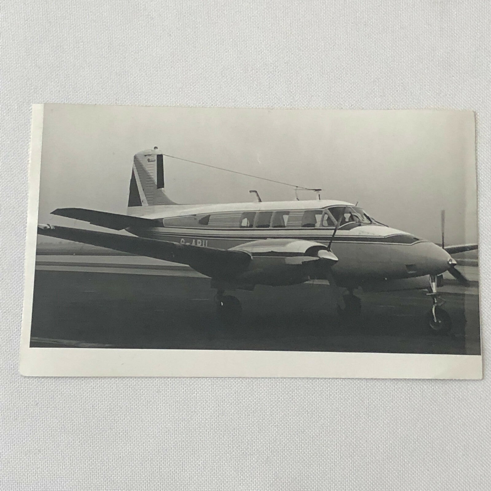 Vintage Airplane Plane Photo Photograph Aircraft Racing Driver Jack Brabham 