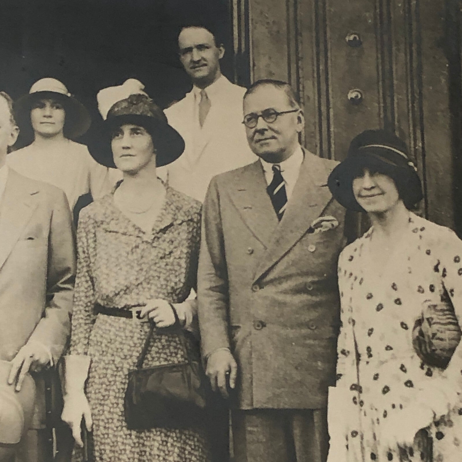 Press Photo Photograph RTC Committee in Bombay 1932 Round Table Conference