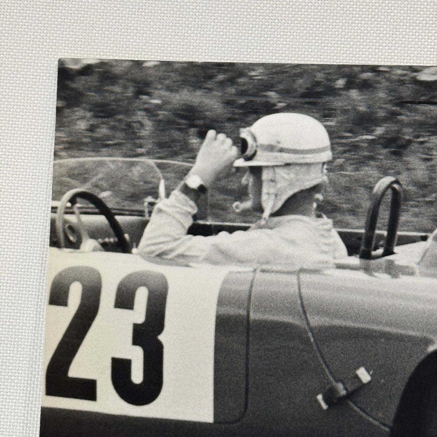 Vintage Racing Car Driver Photo Photograph Print Ulf Von Malberg