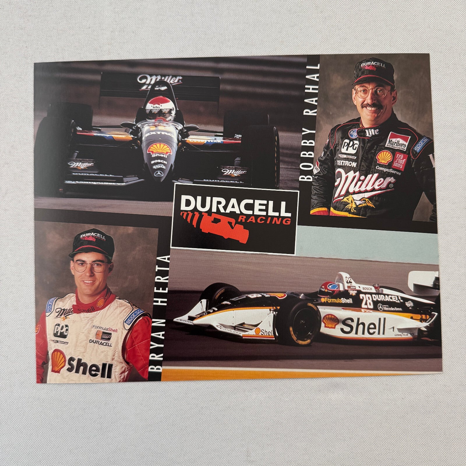 Duracell Indy Car Racing Team Press Kit Brochure Photos Bobby Rahal Bryan Herta