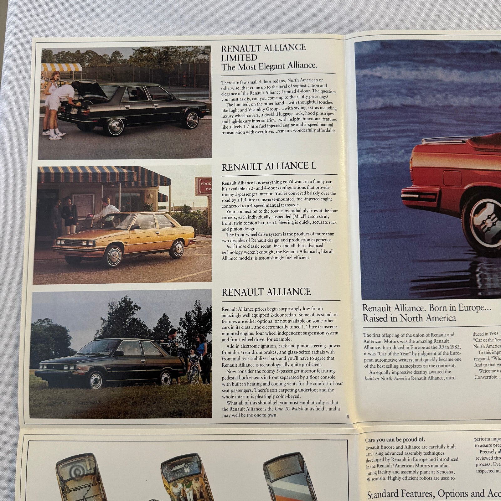 Renault Car Sales Brochure Catalog Encore Hatchback Alliance Sedan Convertible