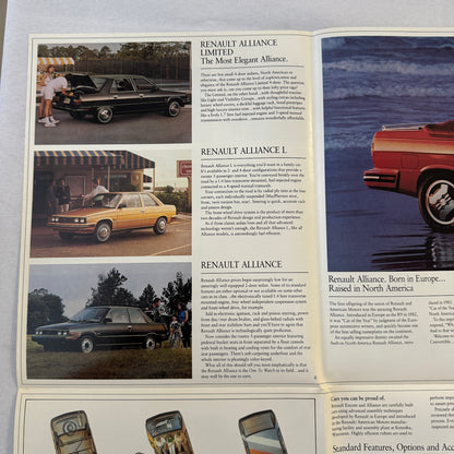 Renault Car Sales Brochure Catalog Encore Hatchback Alliance Sedan Convertible