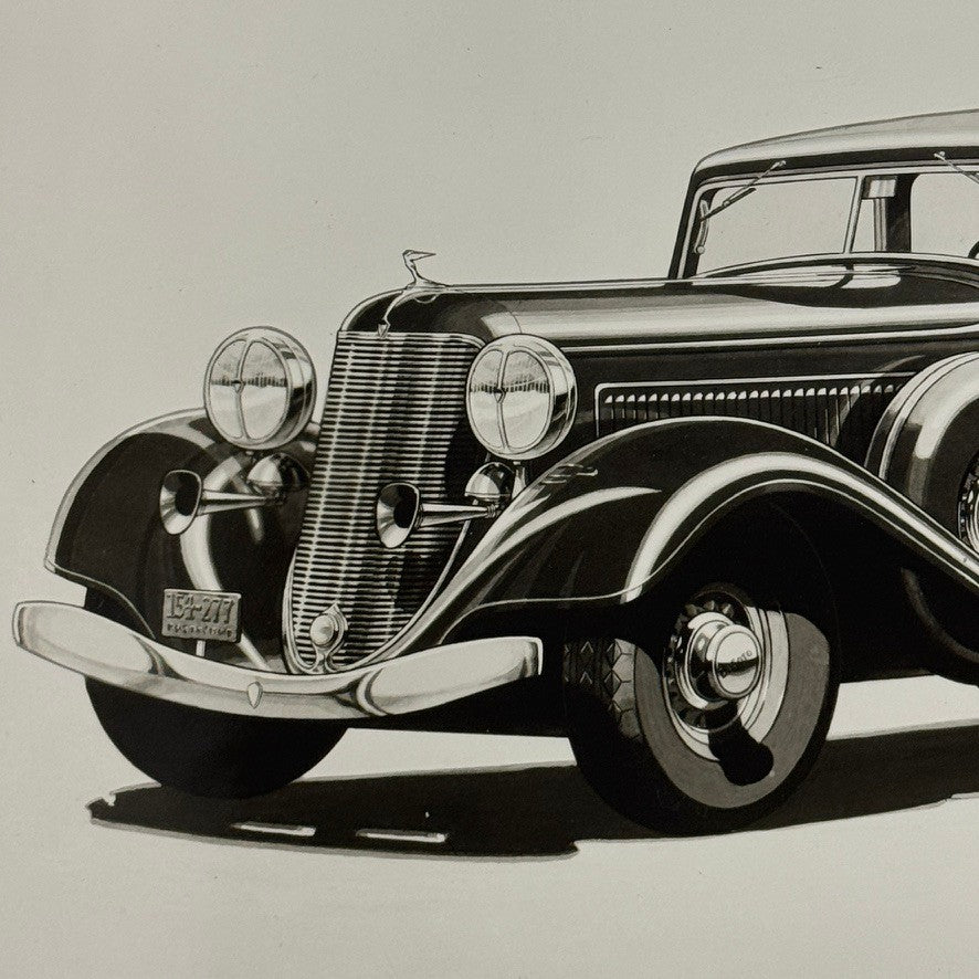 1933 DeSoto Car Photo Photograph Modern Print